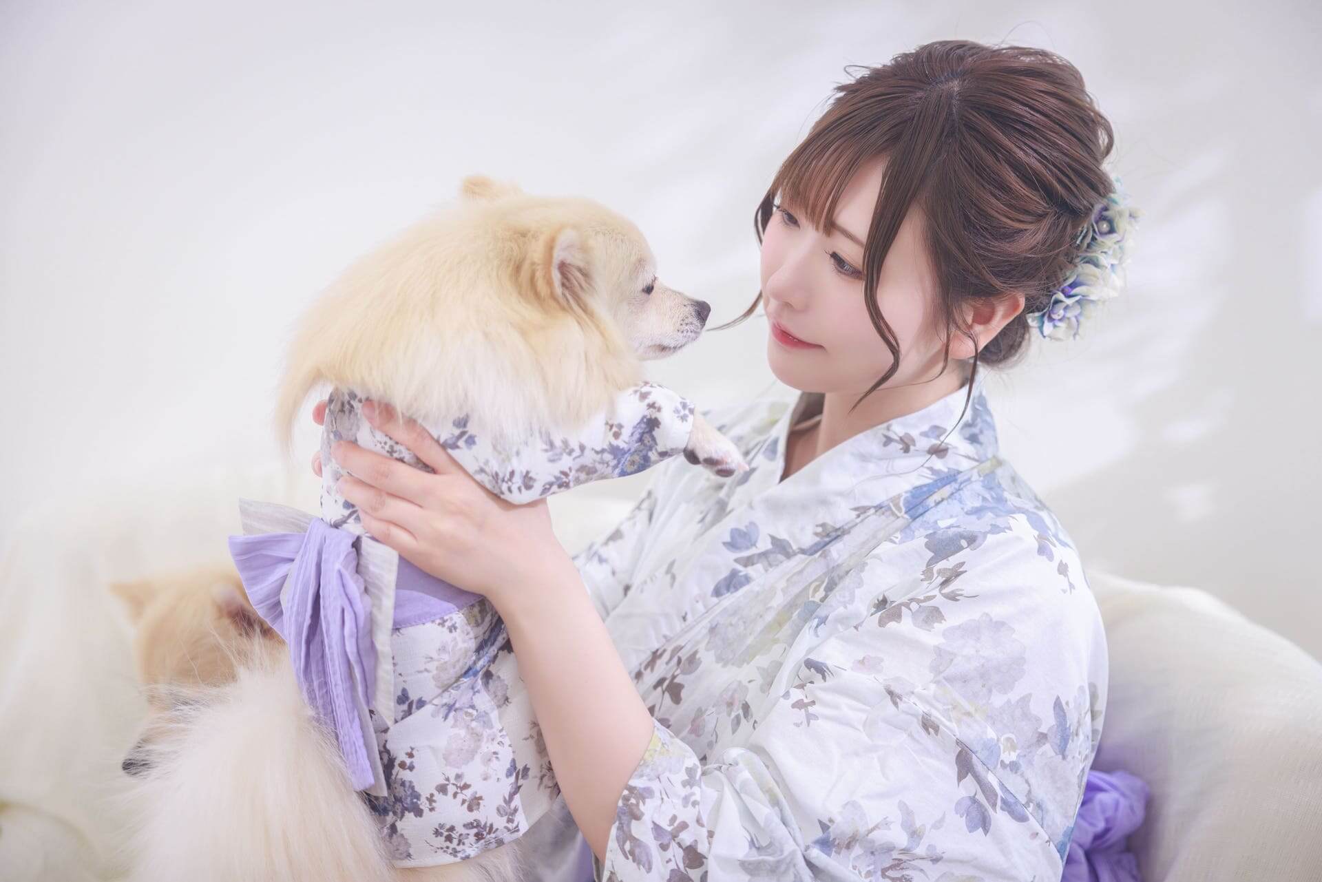 ペットブランドのモデルを務めるすみれおじさん